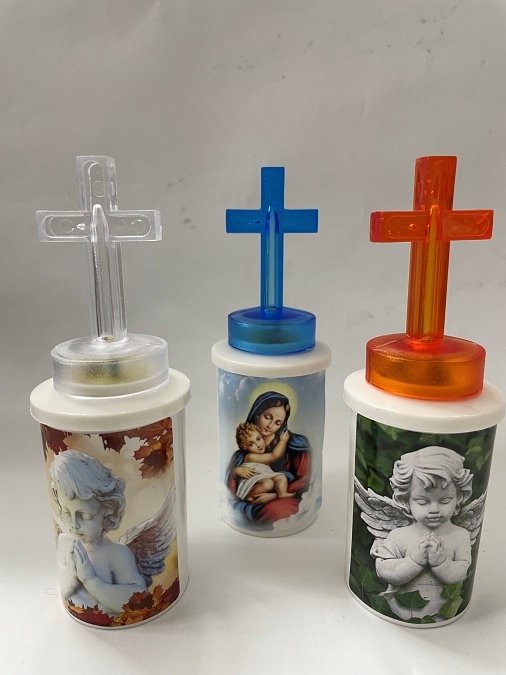 LEd sviečka 30dni -AKUMA   + 2x AA  kríž
